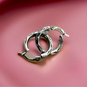 Sterling Silver hoop earrings